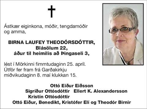 Birna Laufey Theodórsdóttir,
