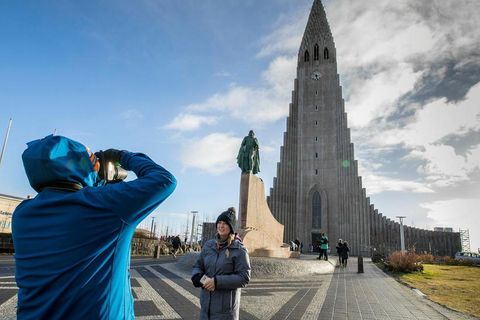 Hallgrímskirkja church, Reykjavík.