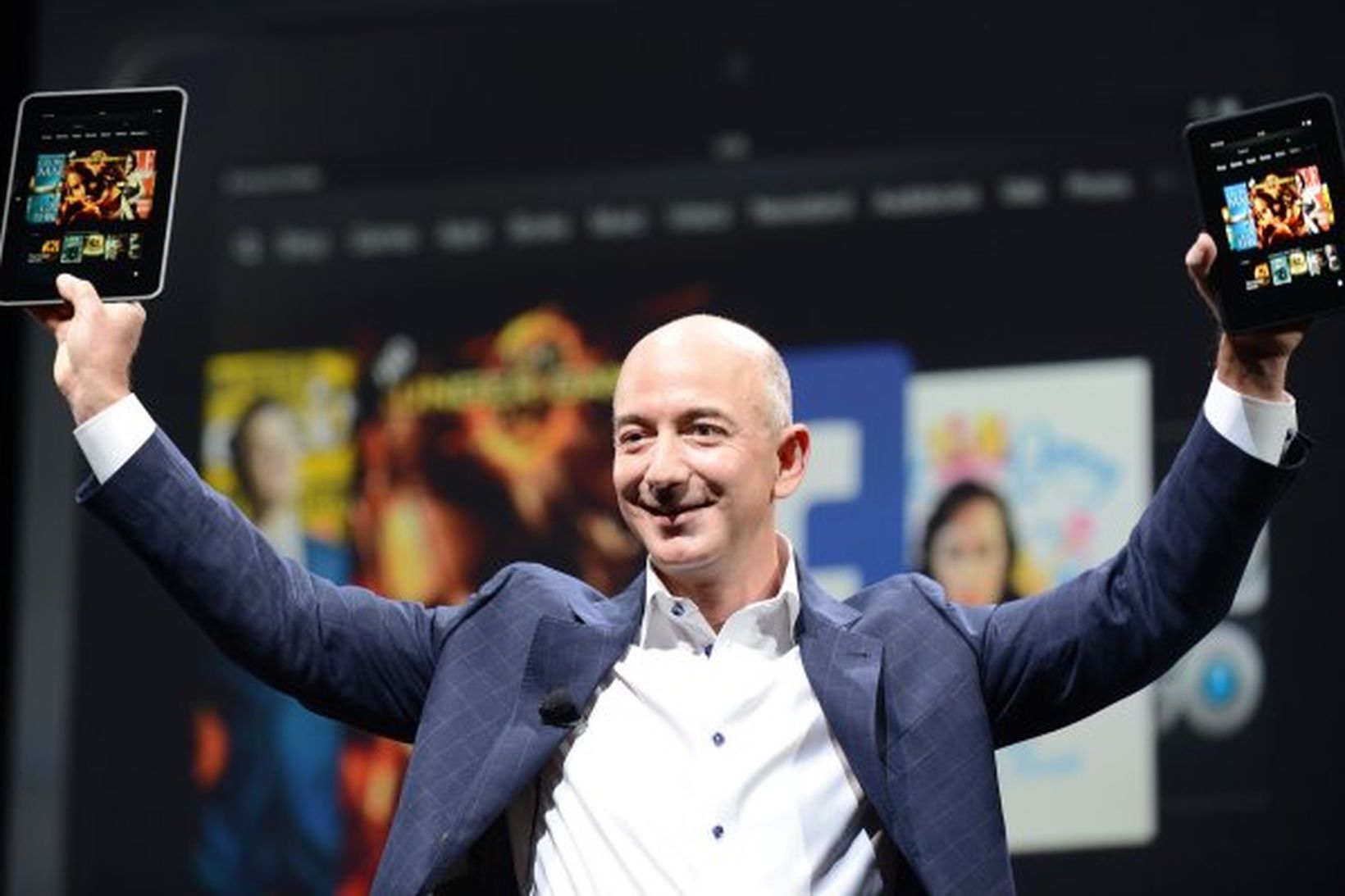 Jeff Bezos, forstjóri Amazon.