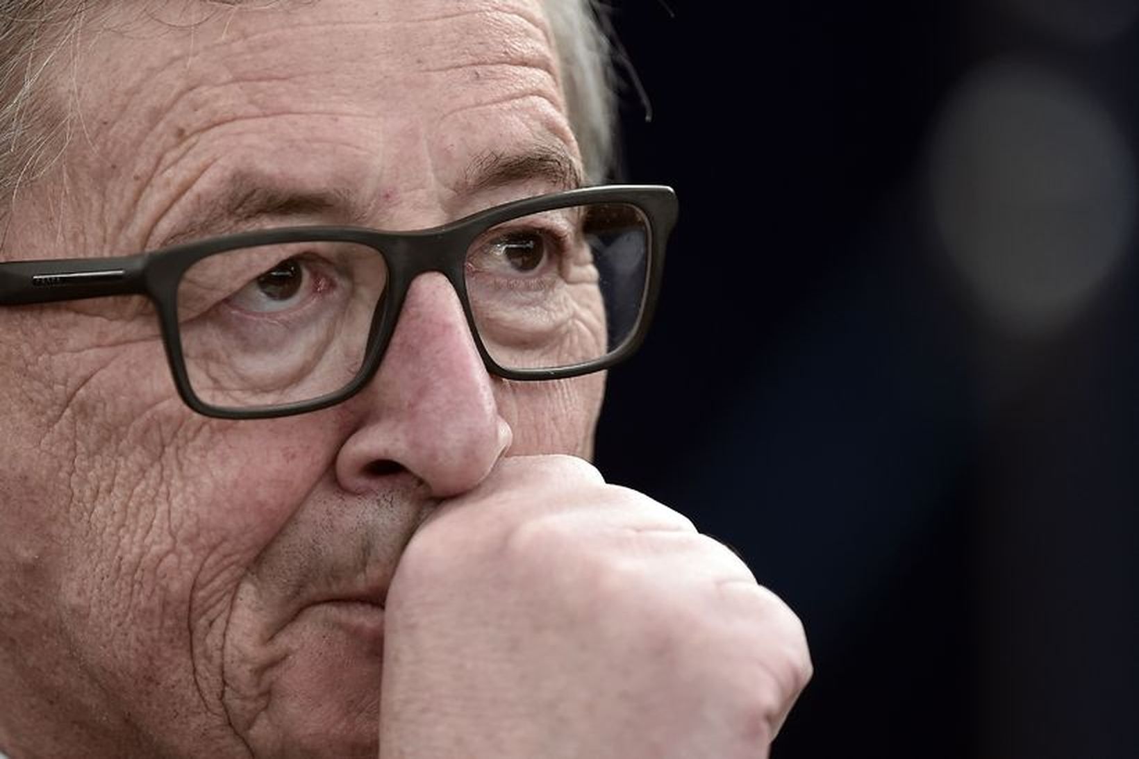 Jean-Claude Juncker, forseti framkvæmdastjórnar Evrópusambandsins, í Evrópuþinginu í gær.