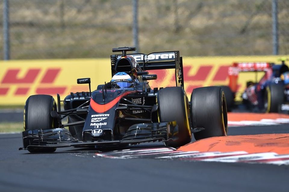 Fernando Alonso náði besta árangri McLaren á árinu, fimmta sæti í Hungaroring.