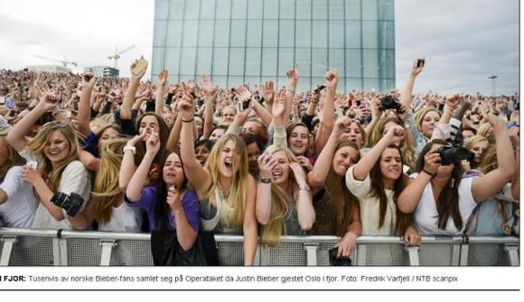 Norskir aðdáendur Biebers hóta sjálfsvígi