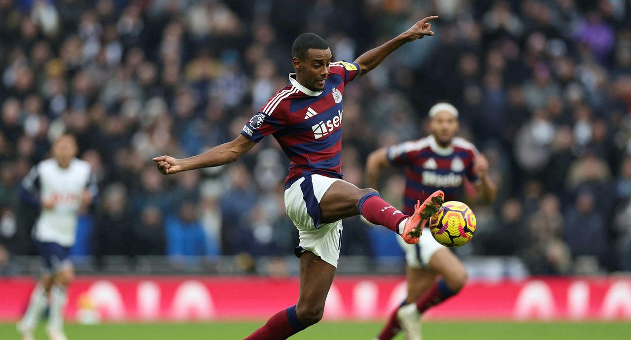 Alexander Isak skoraði sigumark Newcastle í dag.