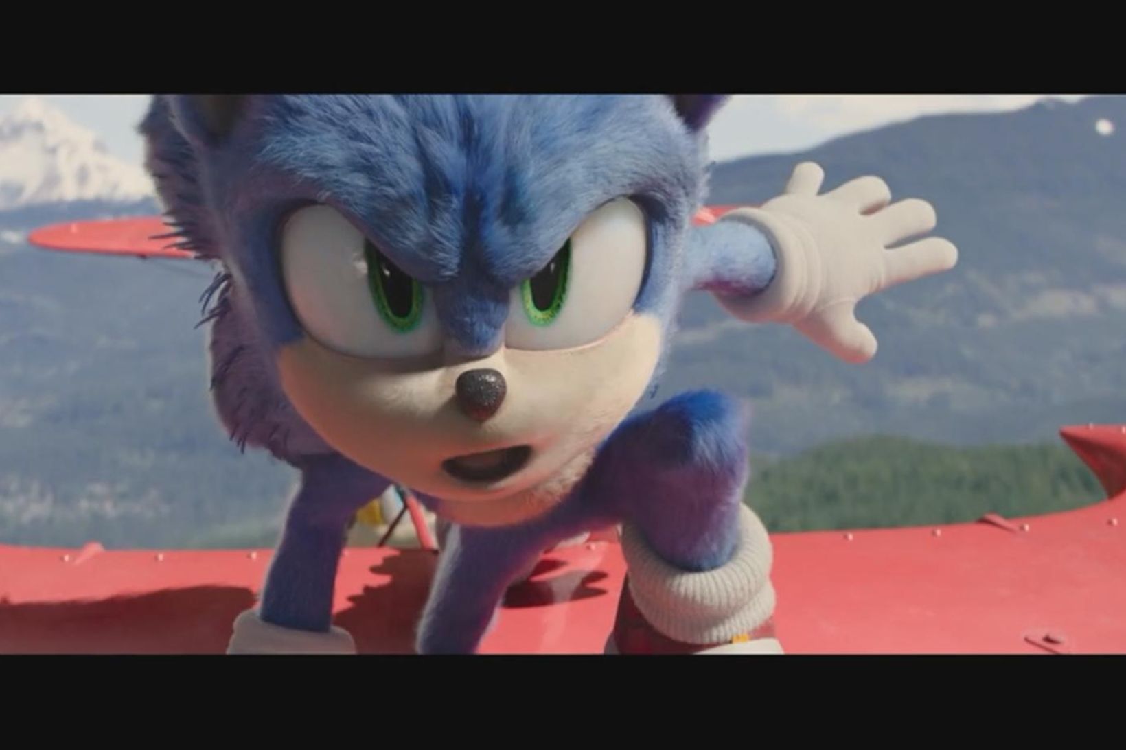 Skjáskot úr Sonic the Hedgehog 2 kvikmyndinni.