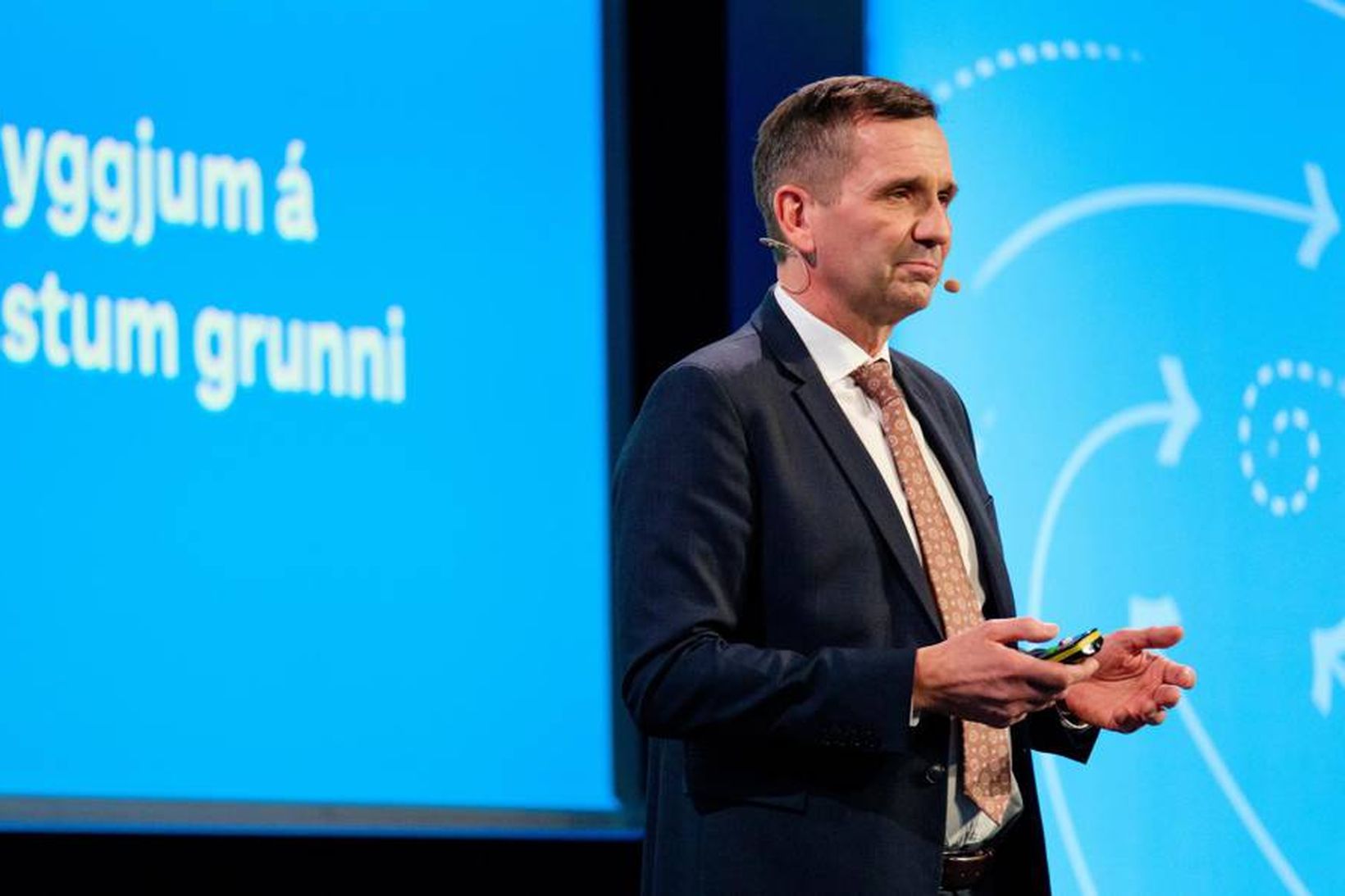 „Mér finnst arðsemi Landsvirkjunar ekki há,“ sagði Hörður Arnarson forstjóri …