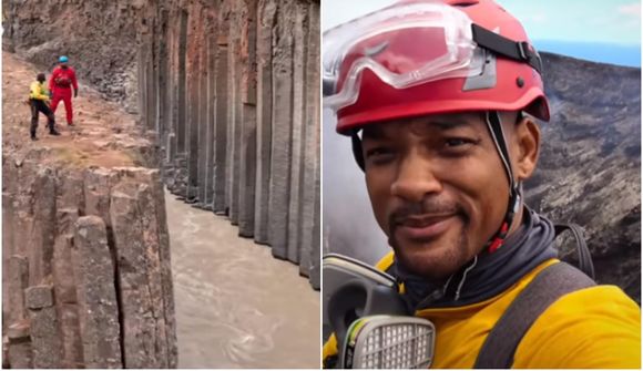 Will Smith sýnir frá Íslandsheimsókninni