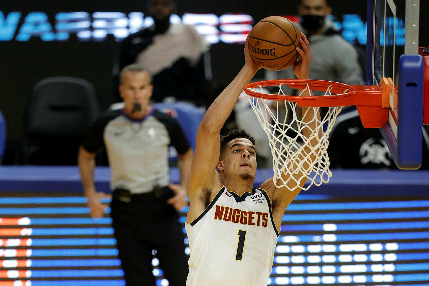 Michael Porter Jr. átti frábæran leik fyrir Denver Nuggets í …