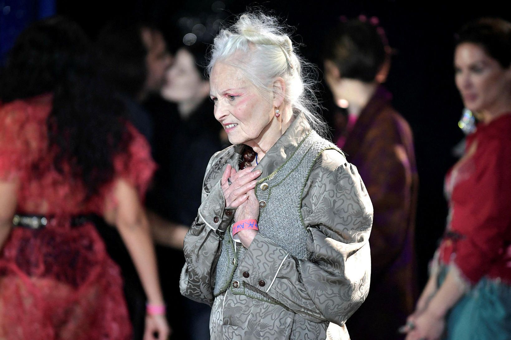 Vivienne Westwood í París í mars á þessu ári.