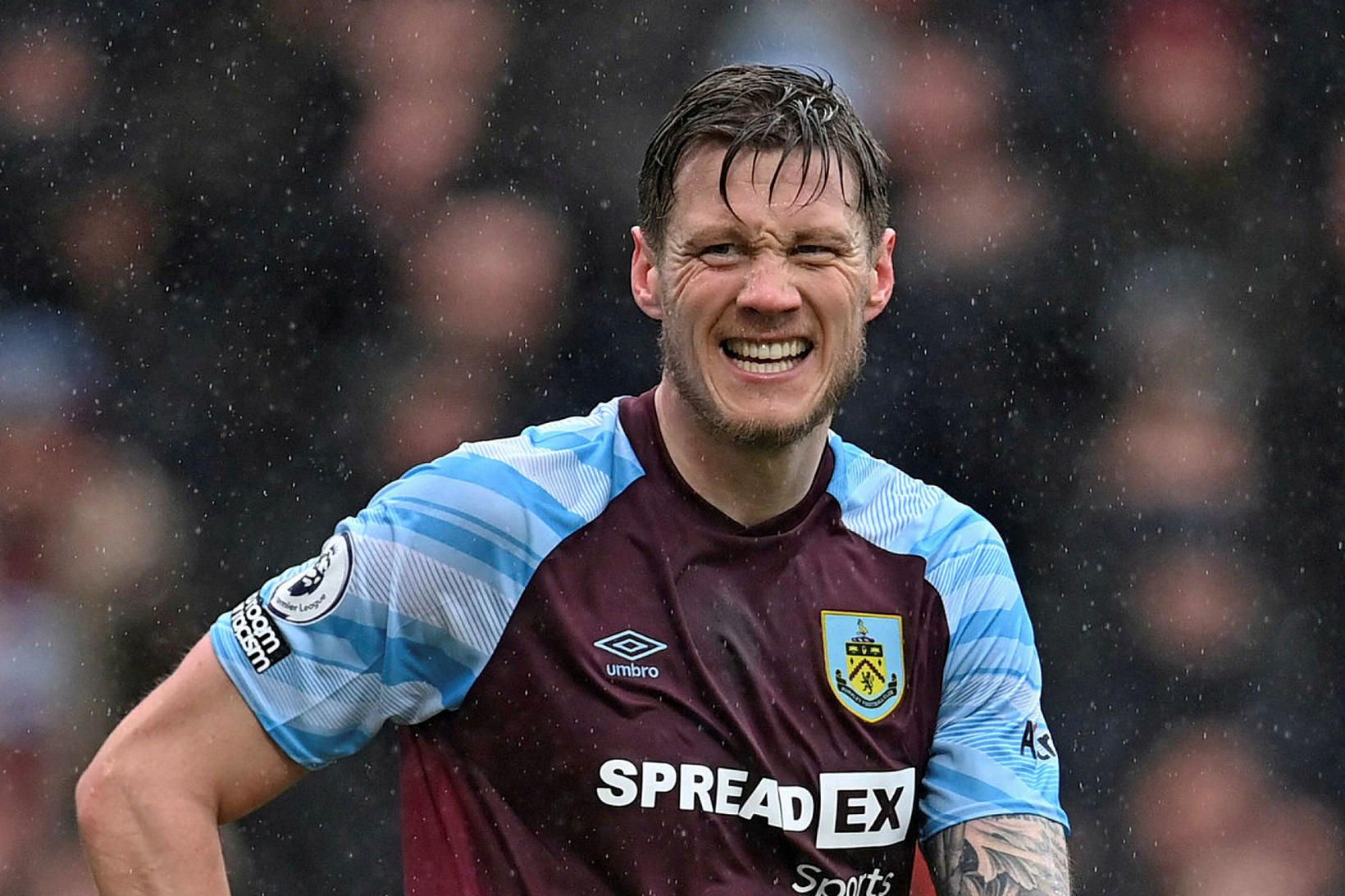 Wout Weghorst skoraði sitt fyrsta mark fyrir Burnley í dag.