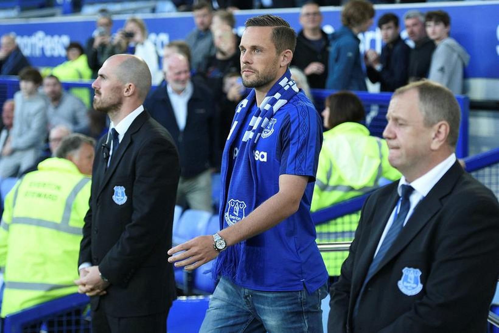 Gylfi Þór Sigurðsson er á meðal varamanna Everton.