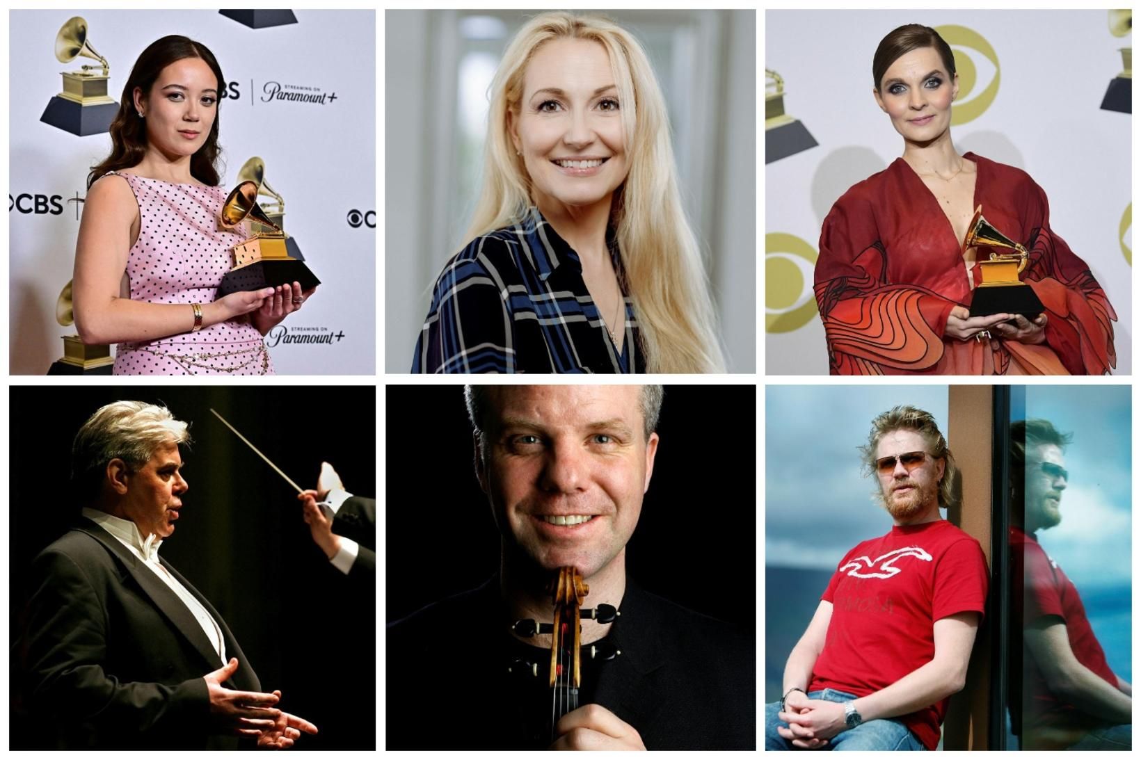 Nú hafa átta Íslendingar hlotið Grammy-verðlaun.