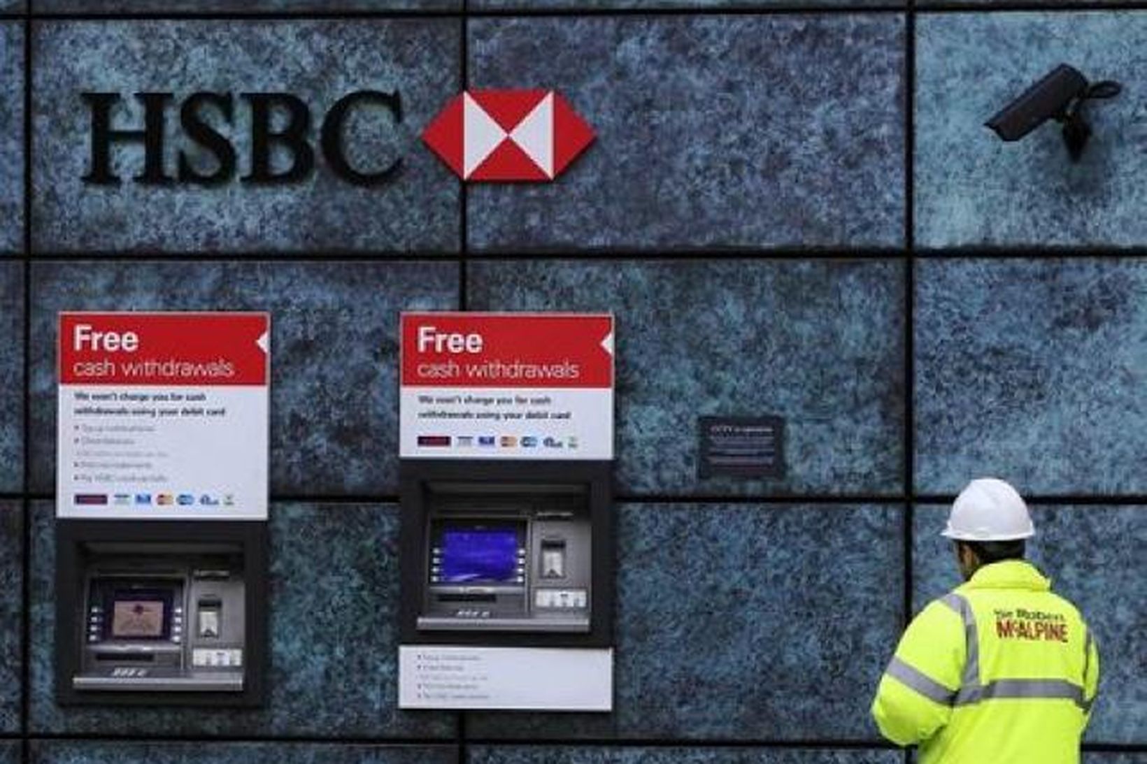 Útibú HSBC-bankans í Lundúnum. Lánsfé er að verða dýrara.