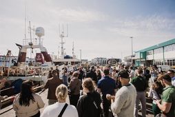 Vel var mætt á viðburð Íslenska sjávarklasans sem haldinn var á Grandanum.