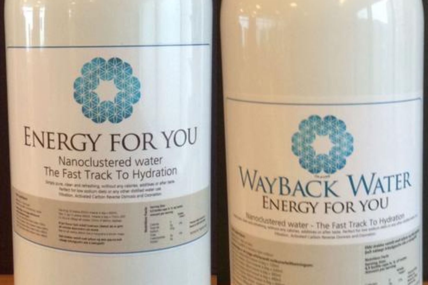 Energy For You Nanoclustered Water og Wayback Water - Energy …