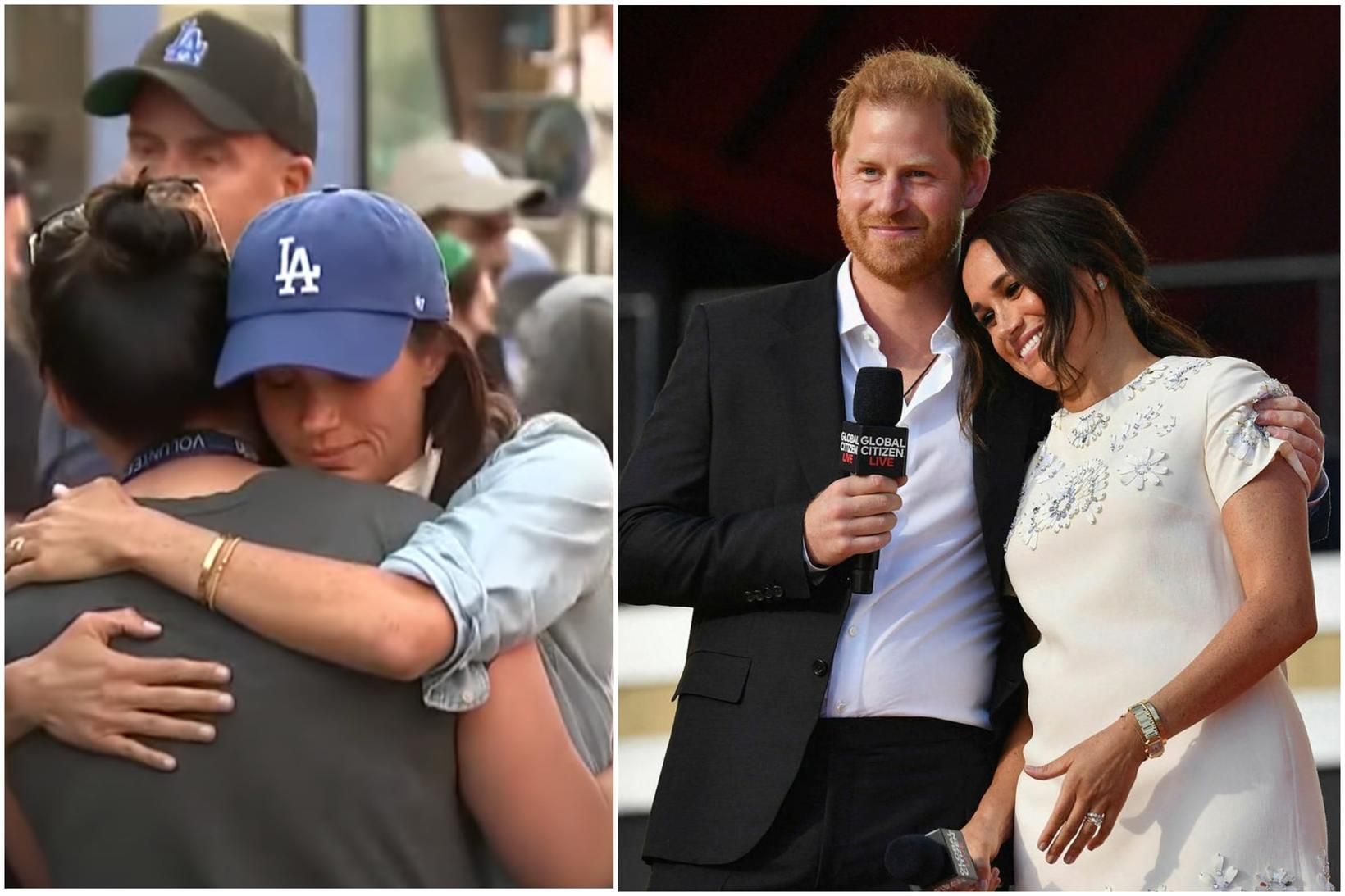 Meghan og Harry búa sjálf í Kaliforníu og heimsóttu Pasadena-svæðið …