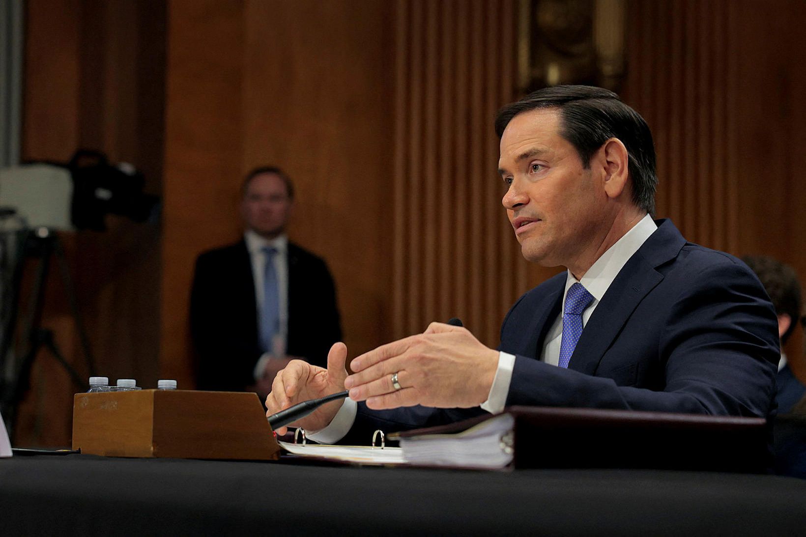 Marco Rubio í þingsal fyrr í dag.