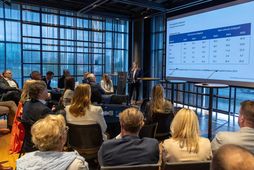Húsfyllir var á morgunverðarfundi Samtaka atvinnulífsins um áhrif veiðigjalda og annarra skatta, sem fram fór …