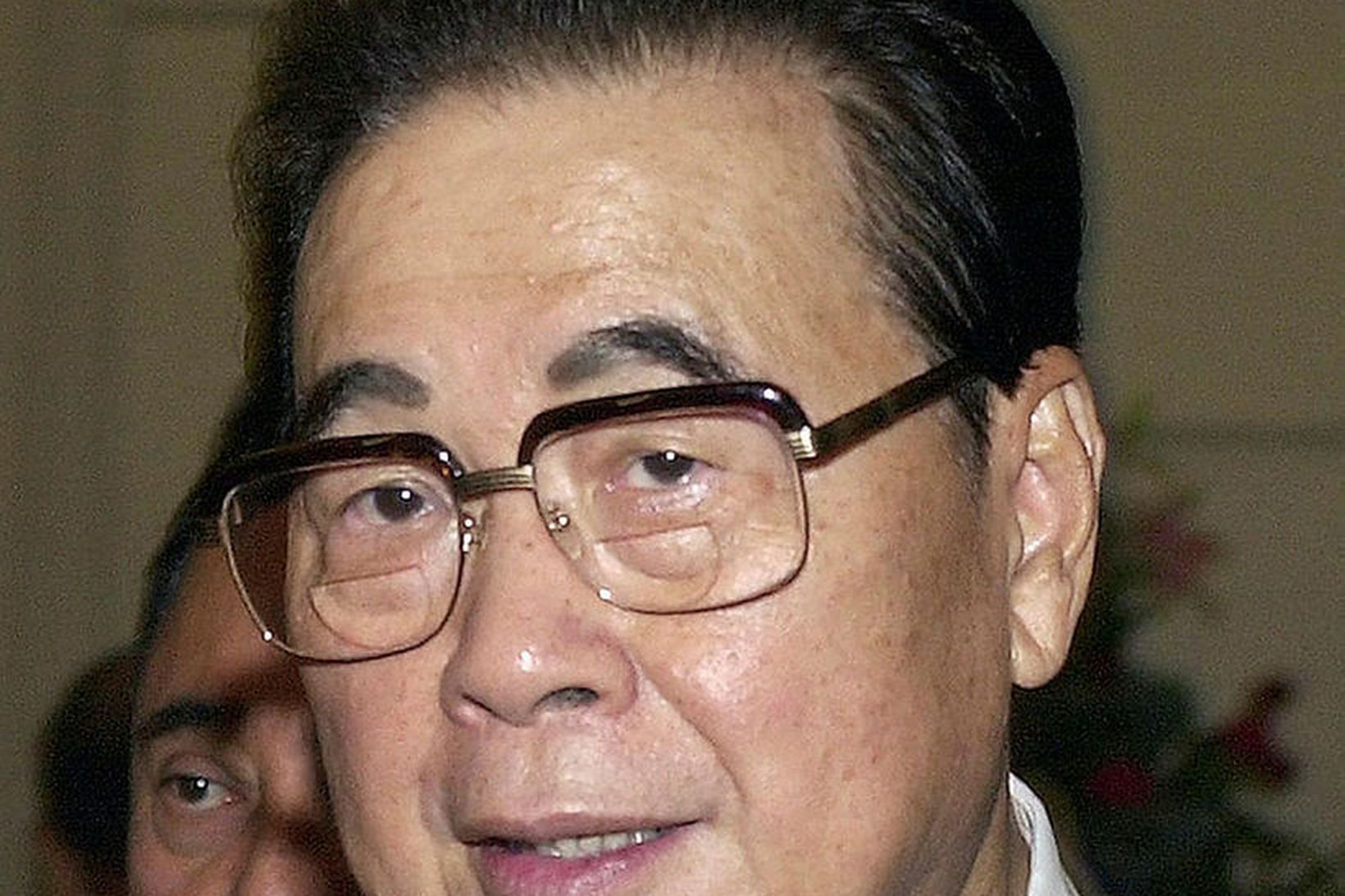 Li Peng fyrrverandi forsætisráðherra Kína.