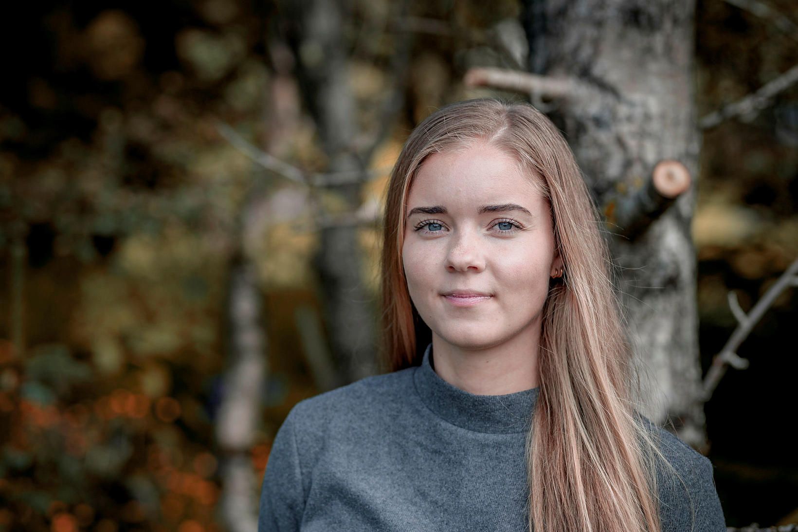 Andrea Rán Snæfeld Hauksdóttir smitaðist af kórónuveirunni skömmu áður en …