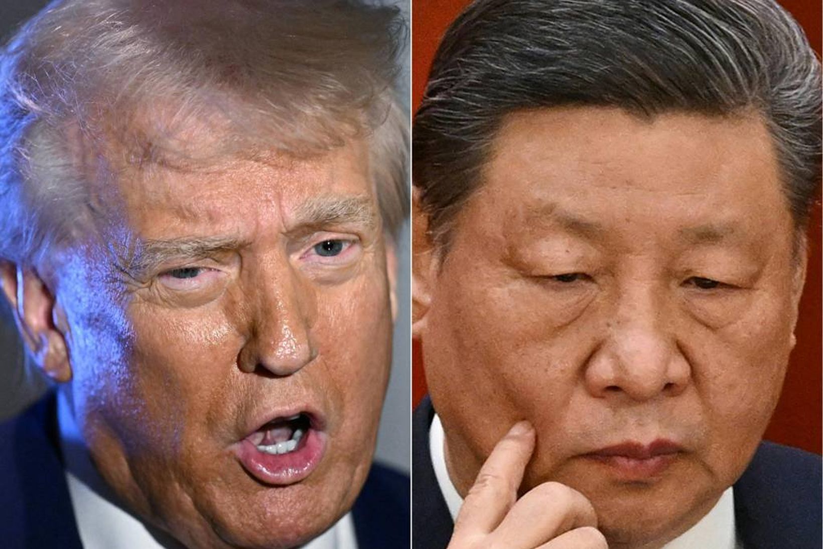 Tollastríð Donald Trump forseti Bandaríkjanna og Xi Jinping forseti Kína.