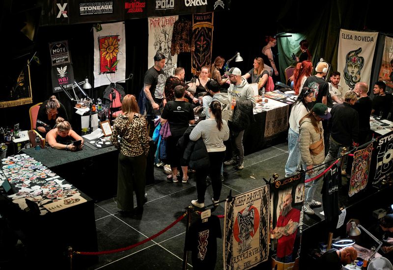 The Icelandic Tattoo Convention was held for the eighteenth time at Gamla Bíó this weekend.