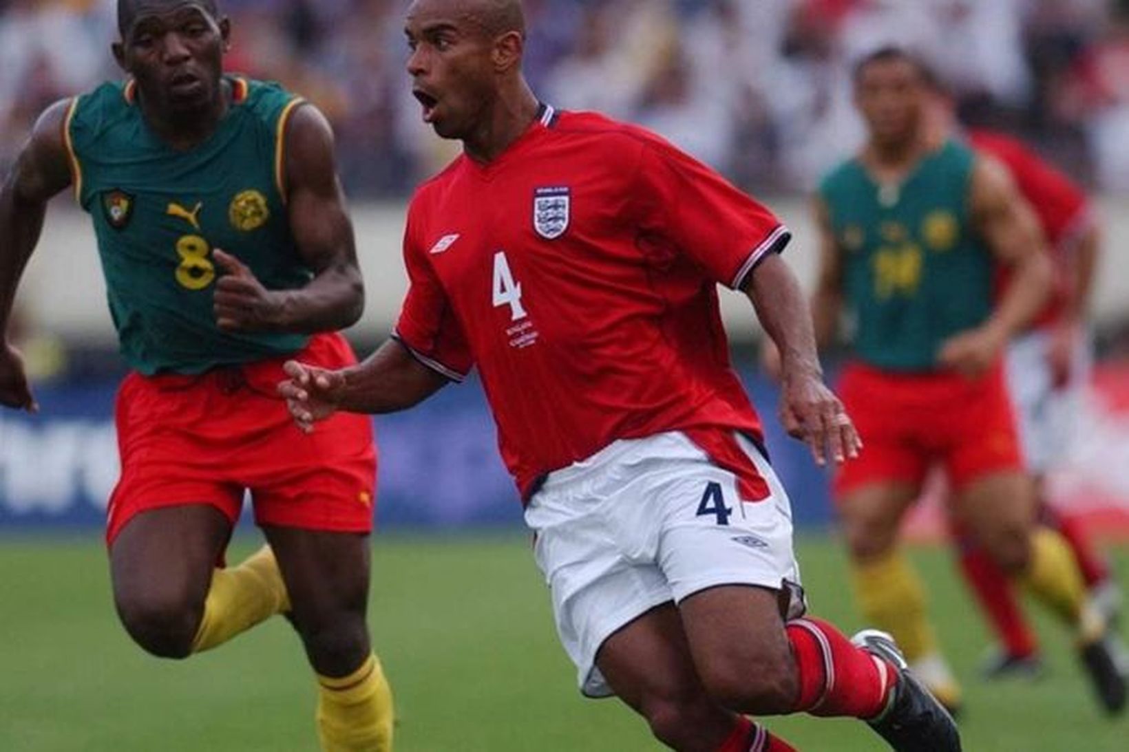 Trevor Sinclair í landsleik með Englandi á sínum tíma.