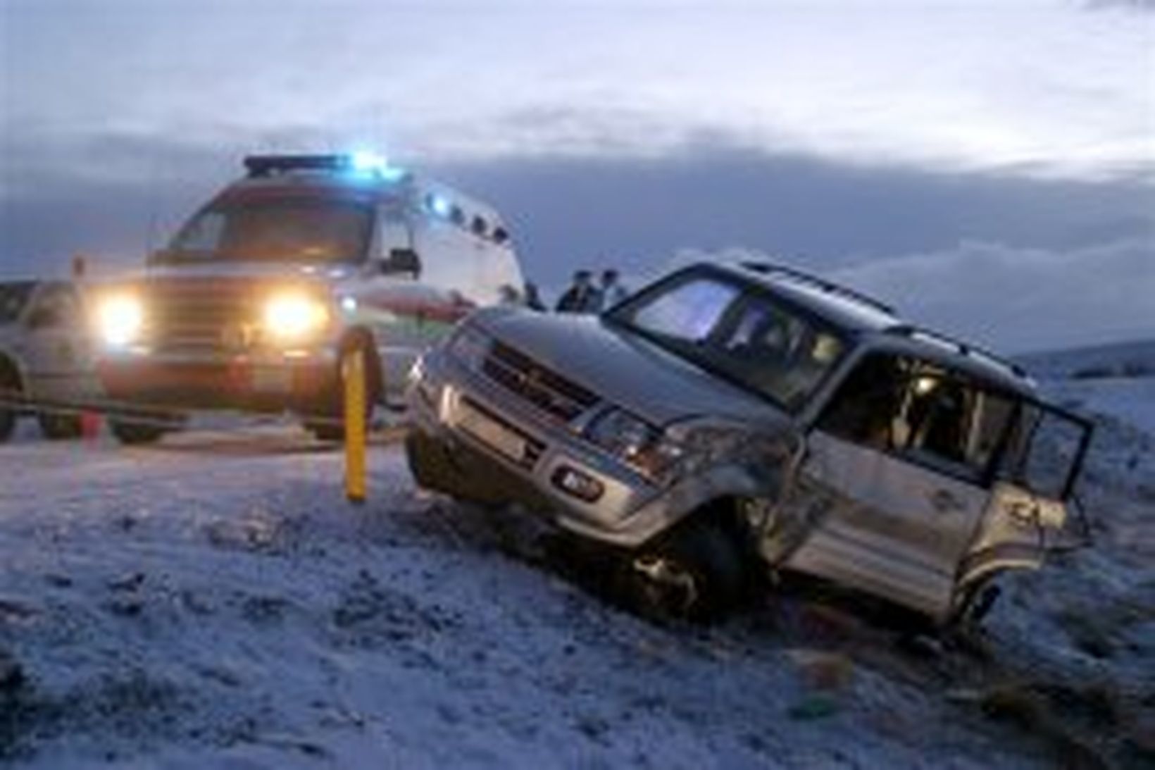 Harður árekstur varð við Borg í Grímsnesi