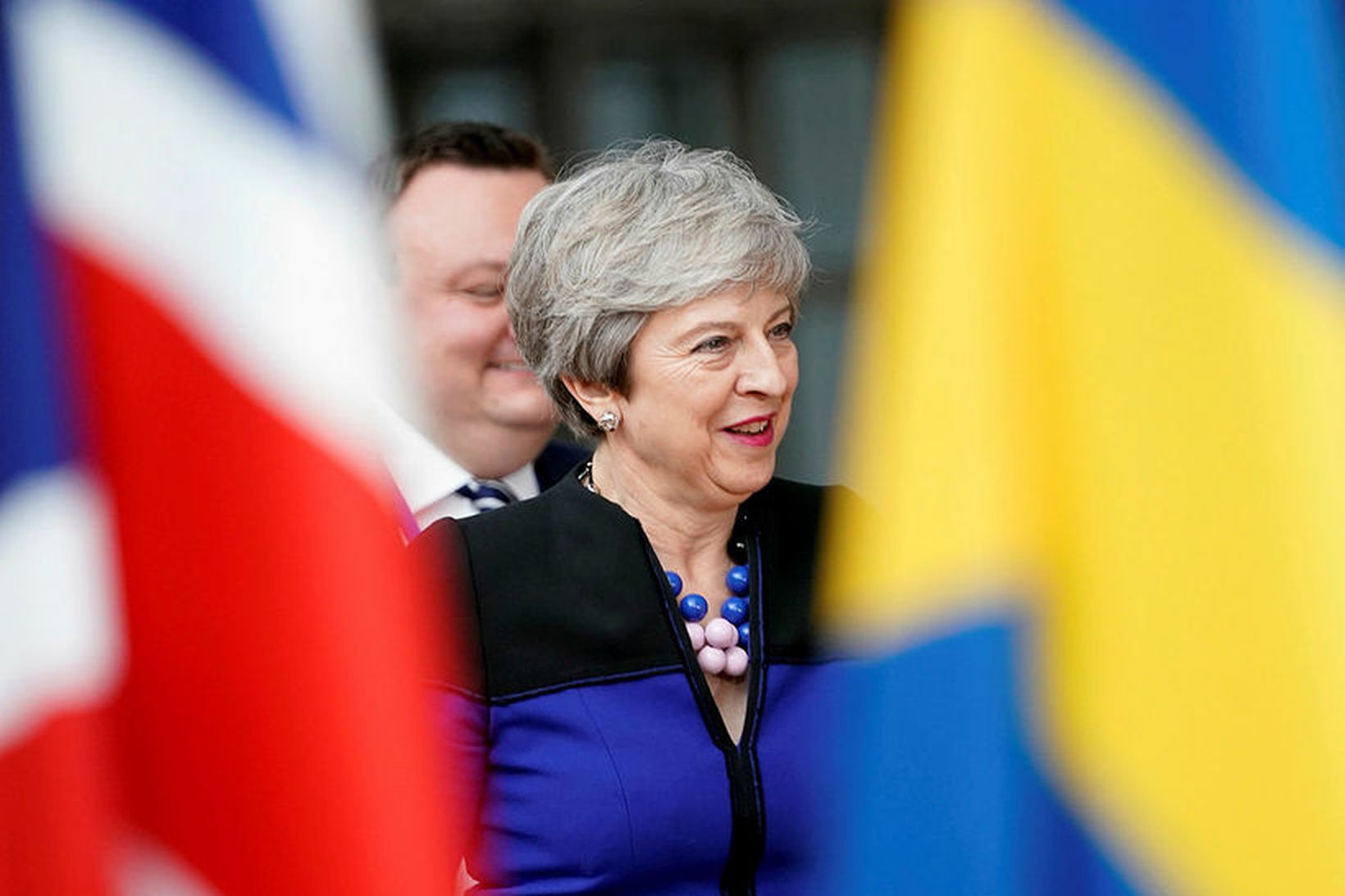 Theresa May er í Brussel, sennilega í síðasta sinn sem …