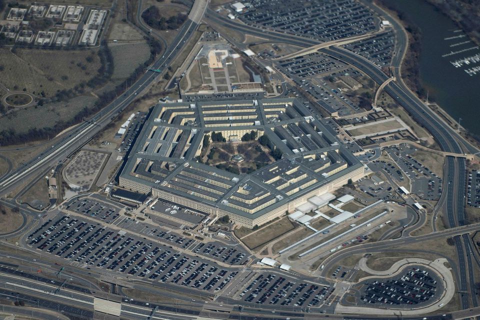 Pentagon, bygging bandaríska varnarmálaráðuneytisins.