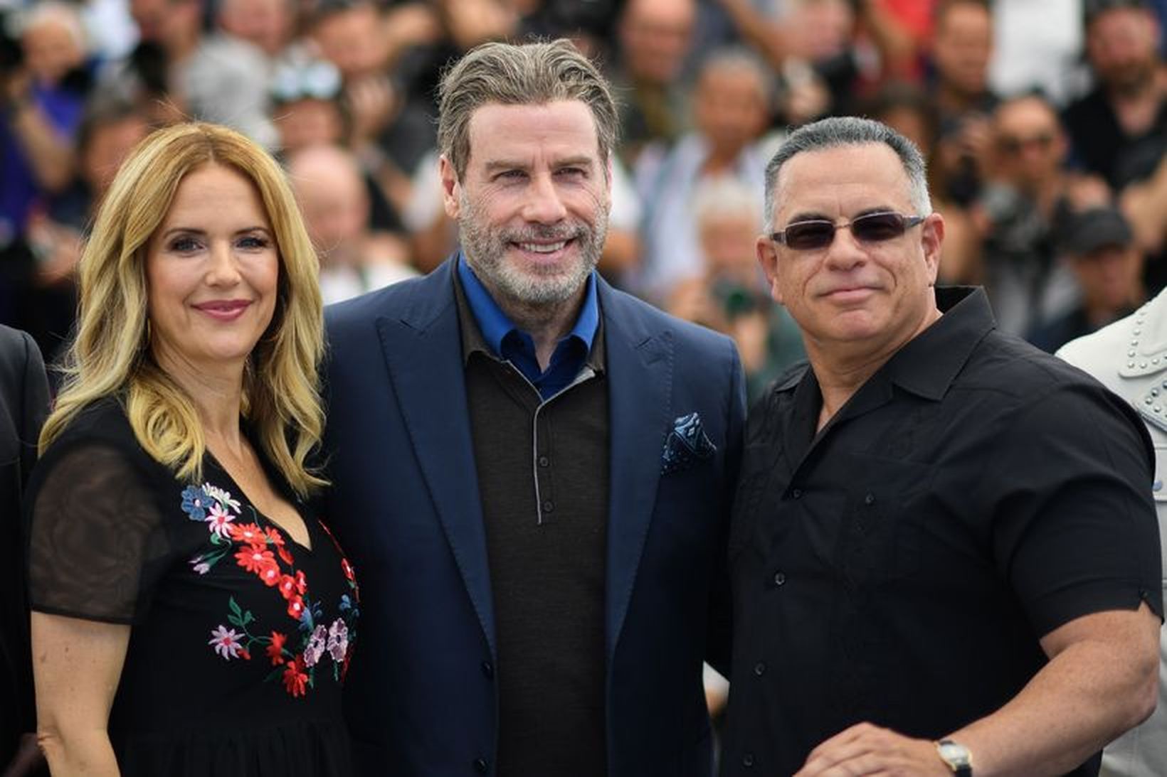 Kelly Preston, John Travolta og sonur Gotti, John A Gotti …