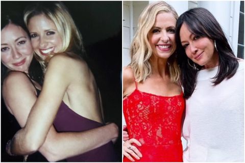 Sarah Michelle Geller og Shannen Doherty voru miklar vinkonur.