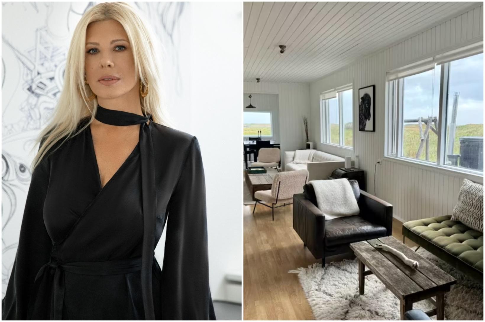 Áslaug og Sacha leigja út hús á einkaeyjunni