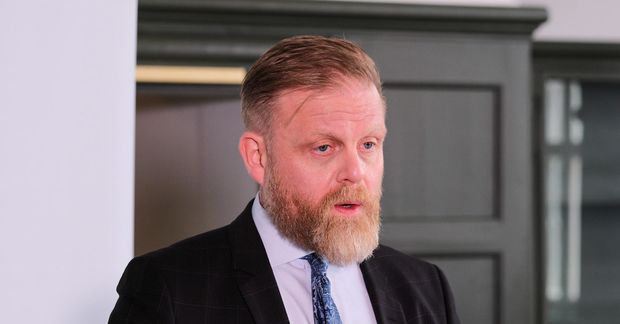 Ásgeir Jóns­son seðlabanka­stjóri á fundinum í dag.