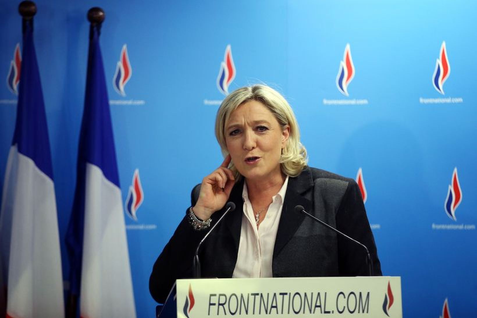 Marine Le Pen, leiðtogi Front National.