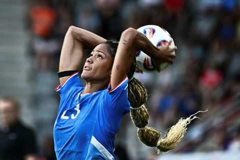Sveindís Jane Jónsdóttir í íslensku landsliðstreyjunni.
