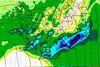 Heavy rainfall: Up to half a meter expected in three days