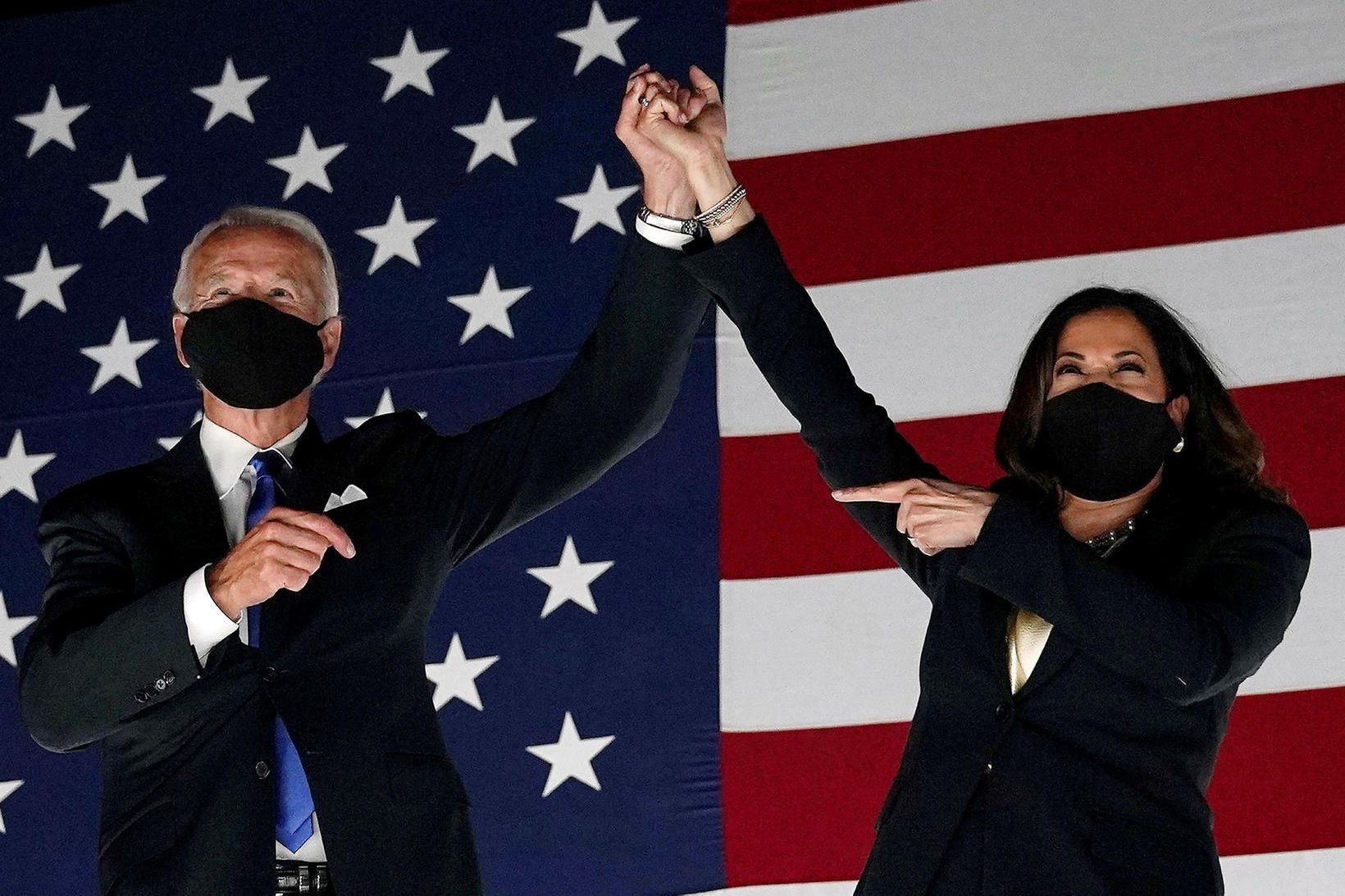 Joe Biden og Kamala Harris.