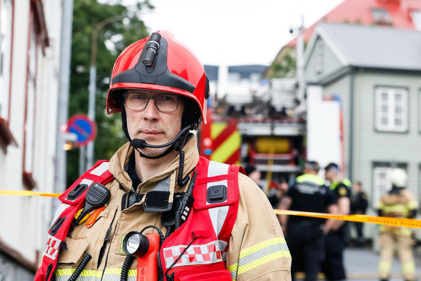 Guðjón Guðjónsson, aðstoðarvarðstjóri hjá slökkviliðinu á höfuðborgarsvæðinu.