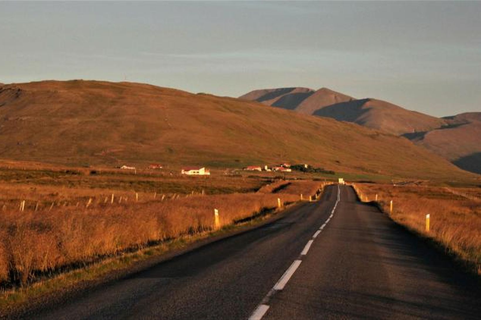 Vestfjarðavegur við Sauðafell í Dölum.