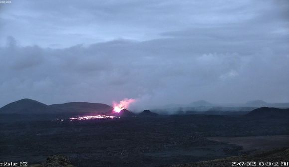 Gosið í andarslitrunum og hrinunni mögulega að ljúka