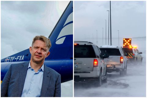 Bogi Nils Bogason the CEO of Icelandair was very unhappy with Reykjanesbraut not being cleared when the airport was open, causing hundreds of people to be stranded at the airport.