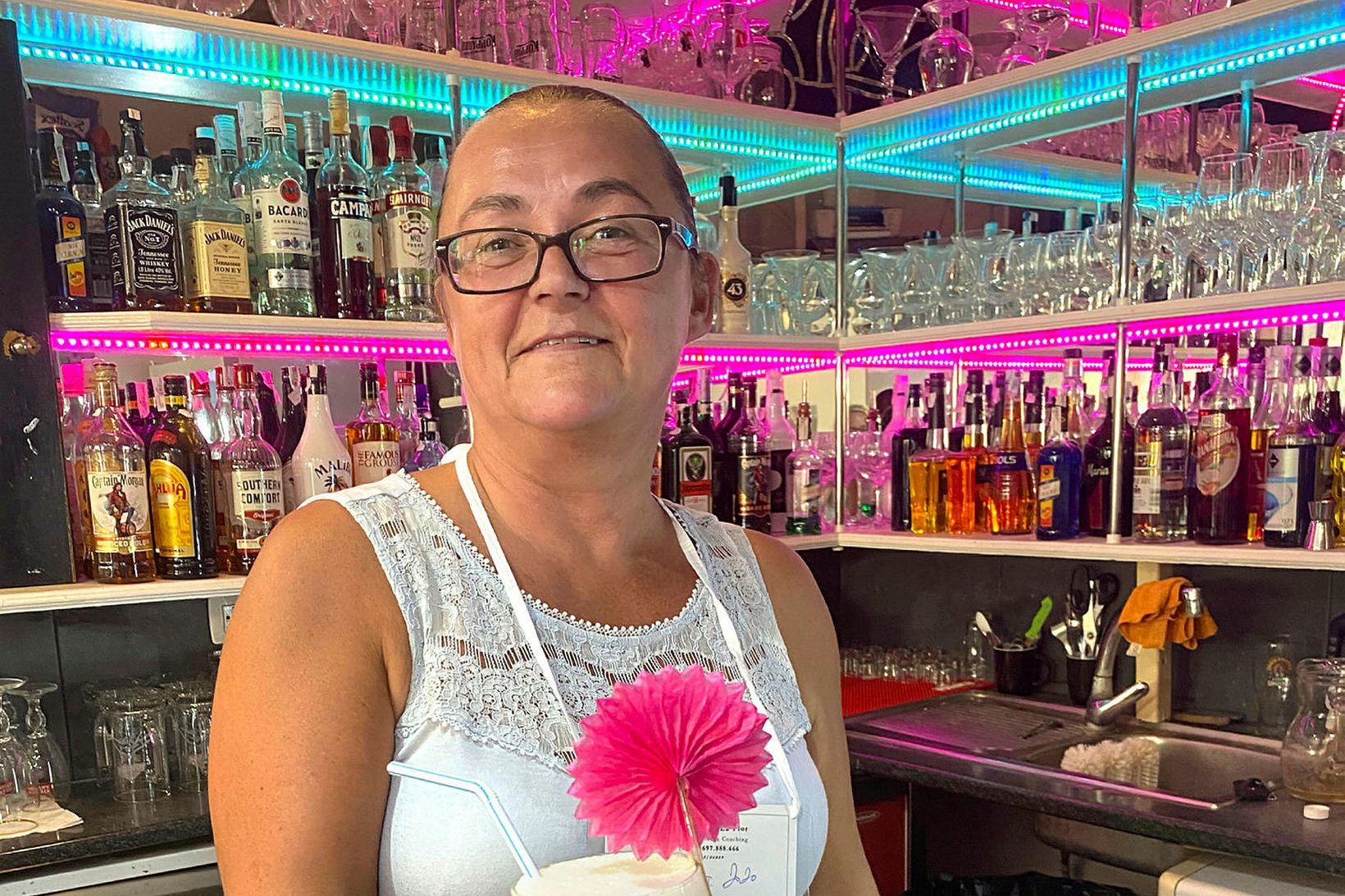 Inga Ragna Skúladóttir rekuri Bar-Inn á Tenerife.