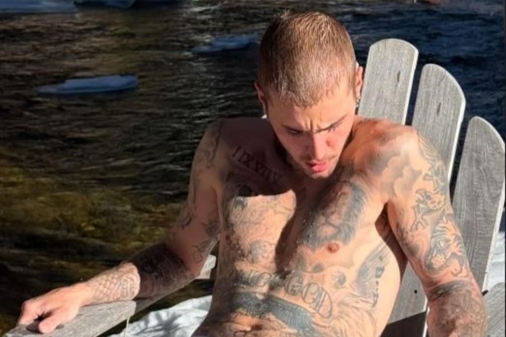 Justin Bieber deilir myndum í Instagram-sögu sinni frá fríi þeirra …