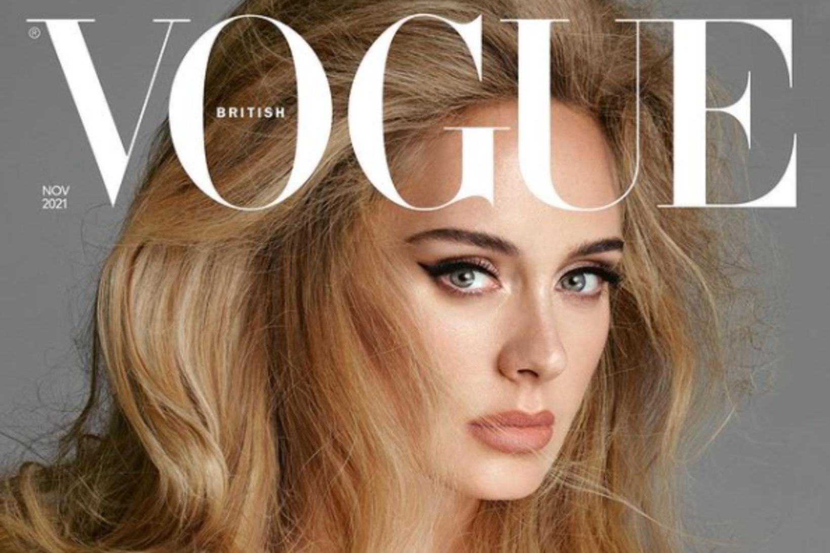 Adele prýðir forsíðu Vogue í Bandaríkjunum og Bretlandi.