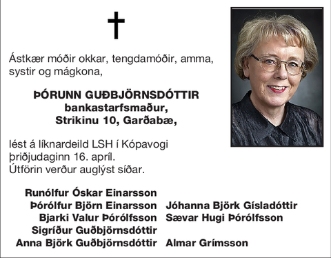 Þórunn Guðbjörnsdóttir
