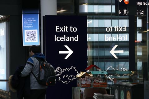 Keflavík Airport.