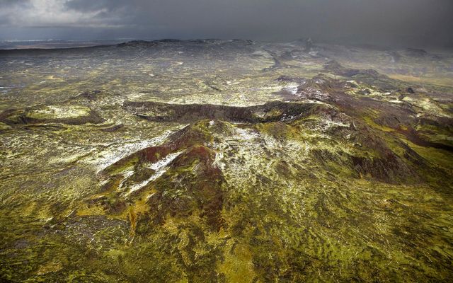 Horft yfir Brennisteinsfjöll.