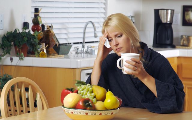 Slæmur höfuðverkur fylgir mígreni.