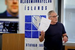Hjálmar Jónsson, fyrrverandi formaður Blaðamannafélags Íslands.