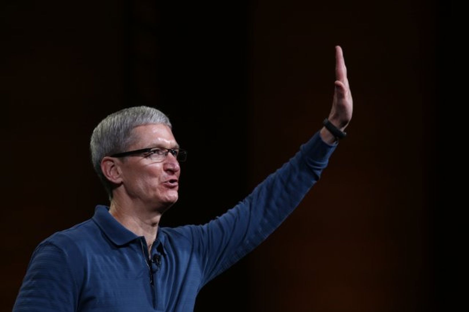 Tim Cook, forstjóri Apple, vill ekki verða við beiðni stjórnvalda.